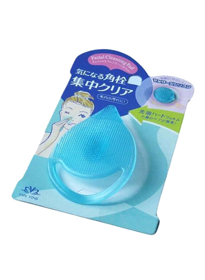 Generic Facial Skin Care Cleansing Soft Pad Blue 8.5 x 6cm - Image 1