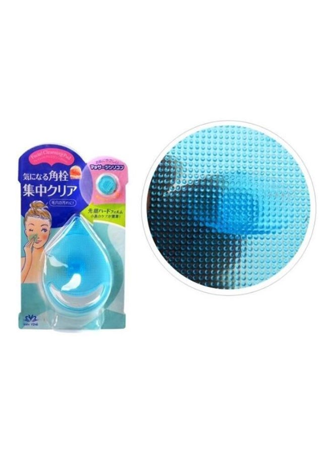 Generic Facial Skin Care Cleansing Soft Pad Blue 8.5 x 6cm  - Image 2