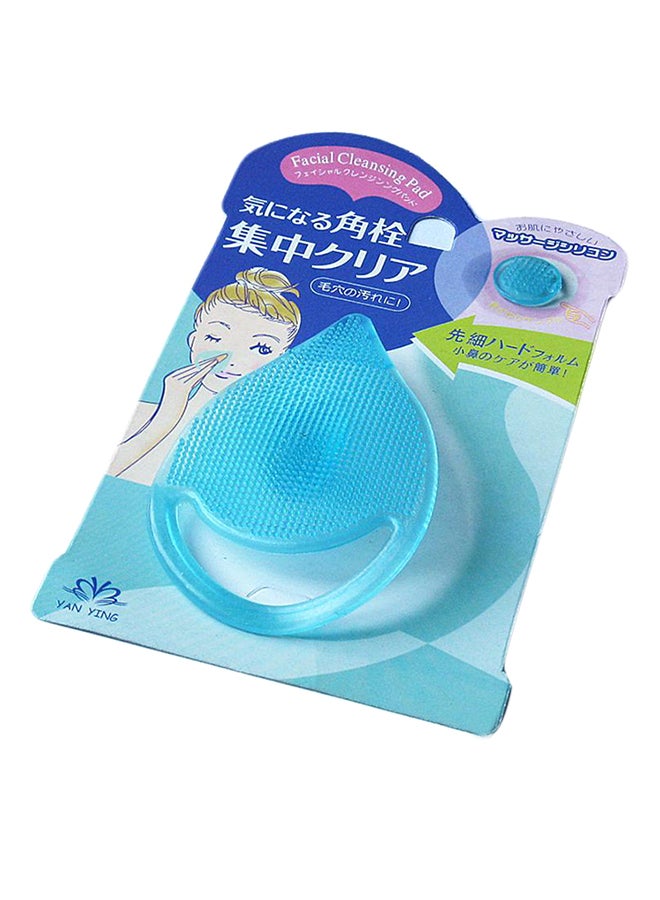 Generic Facial Skin Care Cleansing Soft Pad Blue 8.5 x 6cm