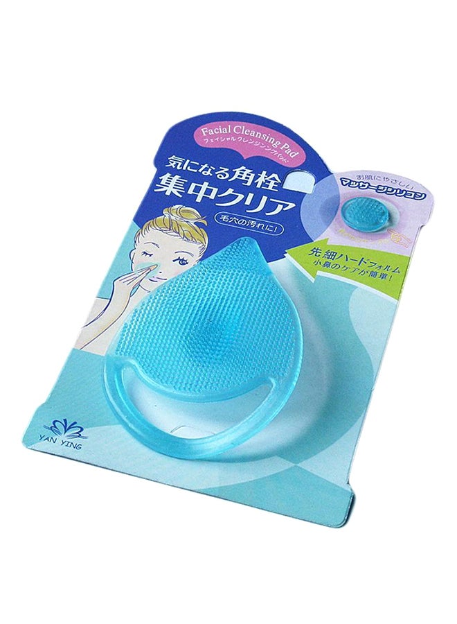 Facial Skin Care Cleansing Soft Pad Blue 8.5 x 6cm - Image 1