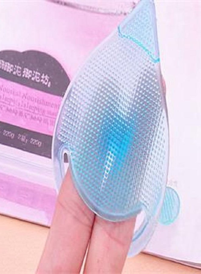 Facial Skin Care Cleansing Soft Pad Blue 8.5 x 6cm - Image 3