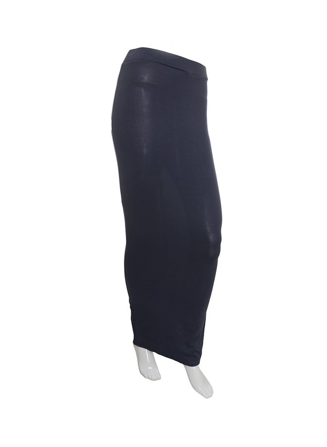 kaya Stretchable Skinny Skirts Grey 