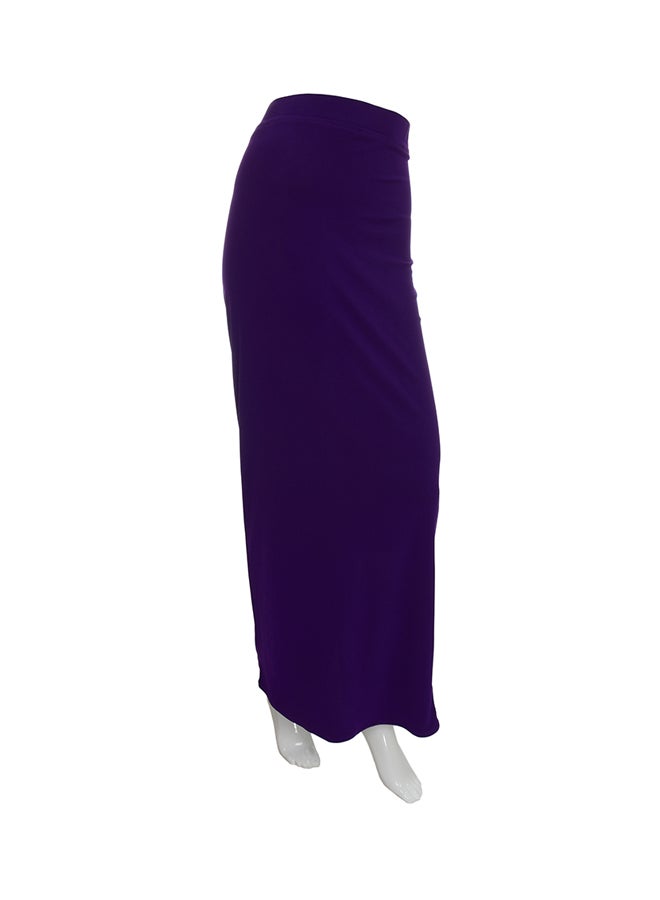 kaya Korean Skinny Skirts Dark Purple 