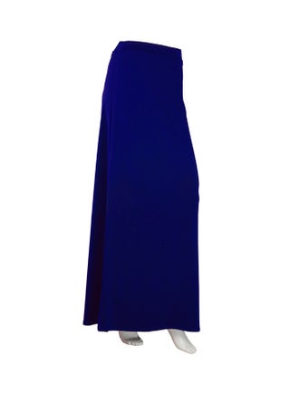 A-Line Maxi Skirts Blue