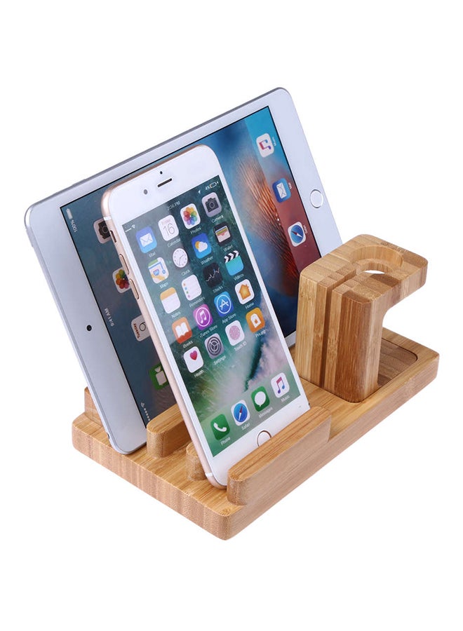 Generic - Charging Dock For Apple iPhone 8/8 Plus/7/7 Plus/iPad Beige - Image 1