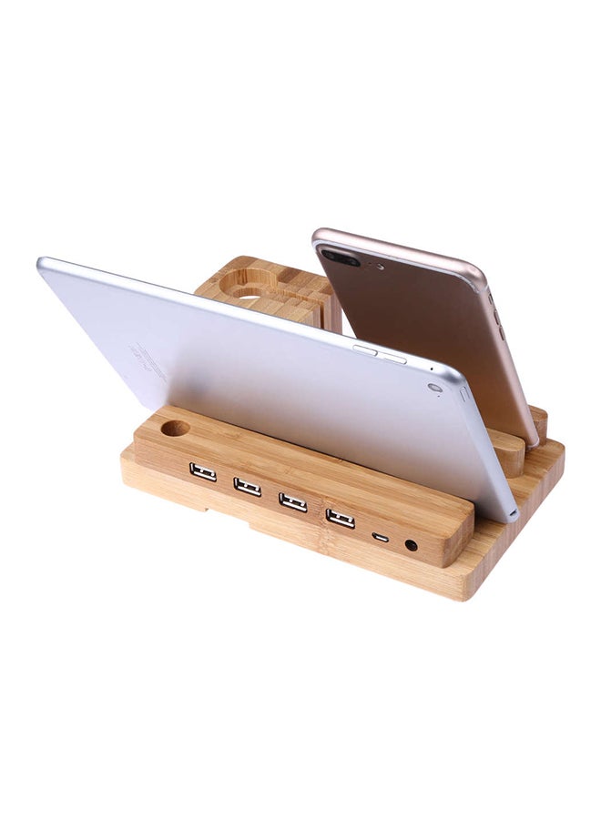 Generic - Charging Dock For Apple iPhone 8/8 Plus/7/7 Plus/iPad Beige - Image 1