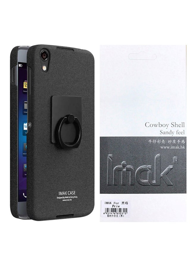 Imak Cowboy Hard Case Cover With Ring Grip For BlackBerry DTEK50 Black