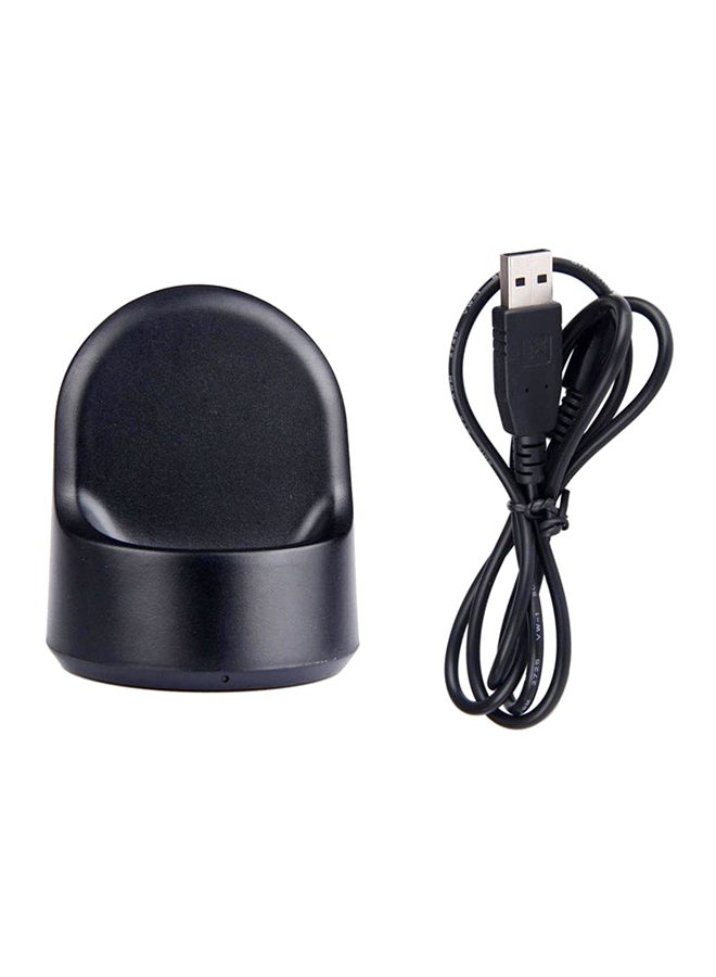 Wireless Charging Dock For Samsung Gear S2 Classic SM-R732 Black  - Image 1