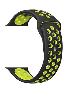 Replacement Band For Apple Watch Series 3/2/1 Black/Green
