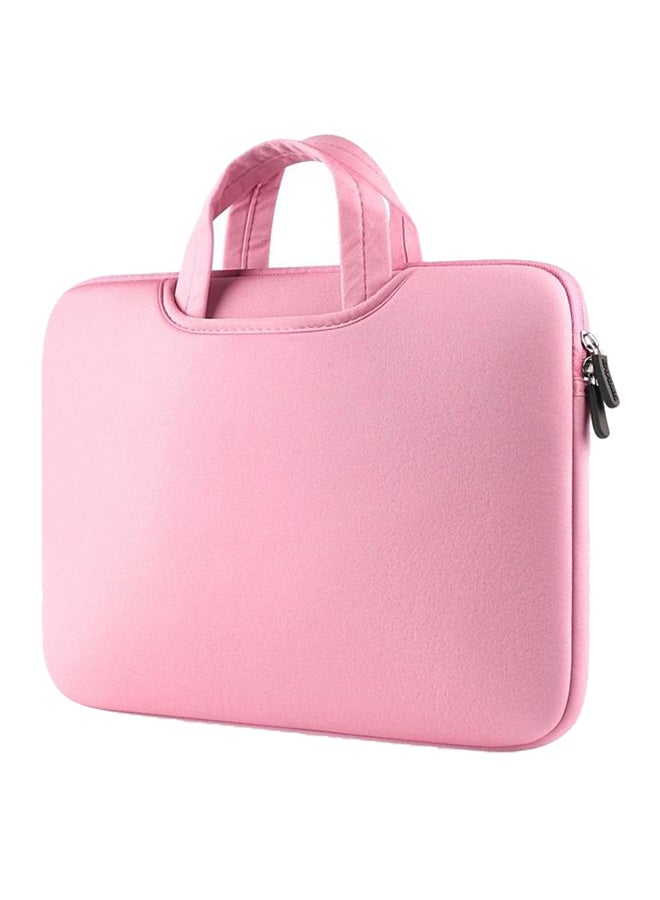 Protective Carrying Sleeve For Laptop 11-Inch Baby Pink