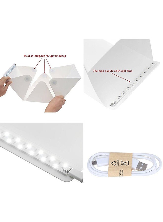 صندوق بضوء LED لاستديوهات التصوير أبيض