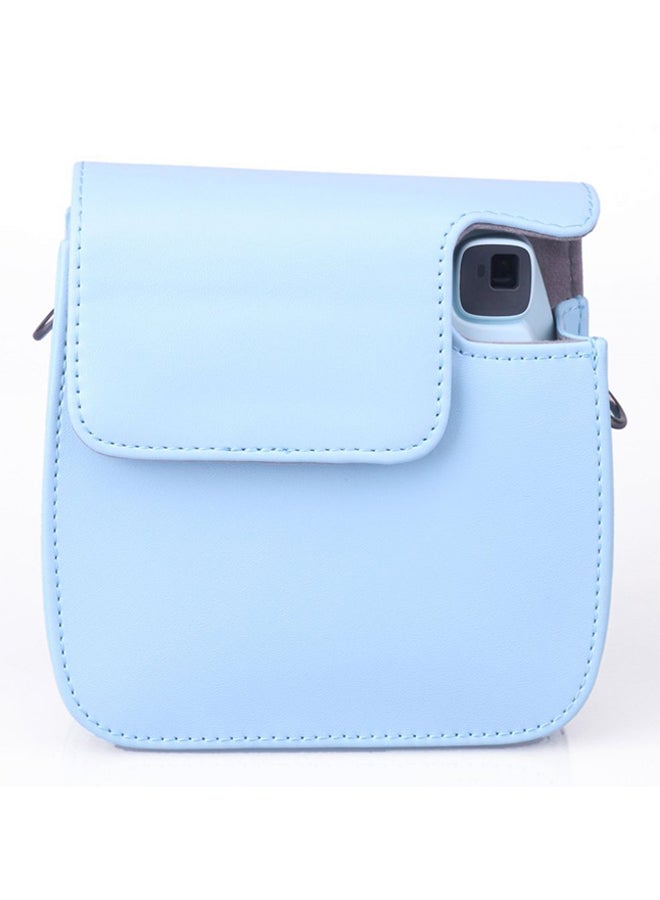 CAIUL Camera Case Cover With Strap For Fujifilm Instax Mini 8 Blue - Image 2