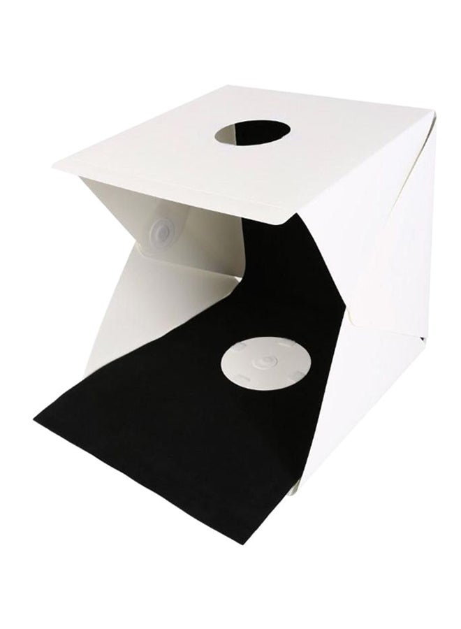 صندوق إضاءة قابل للطي لاستديوهات التصوير أبيض/ أسود - Image 1