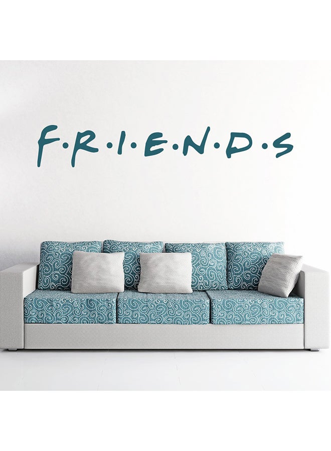 Spoil Your Wall Friends TV Series Logo Decal Blue 80x15centimeter 
