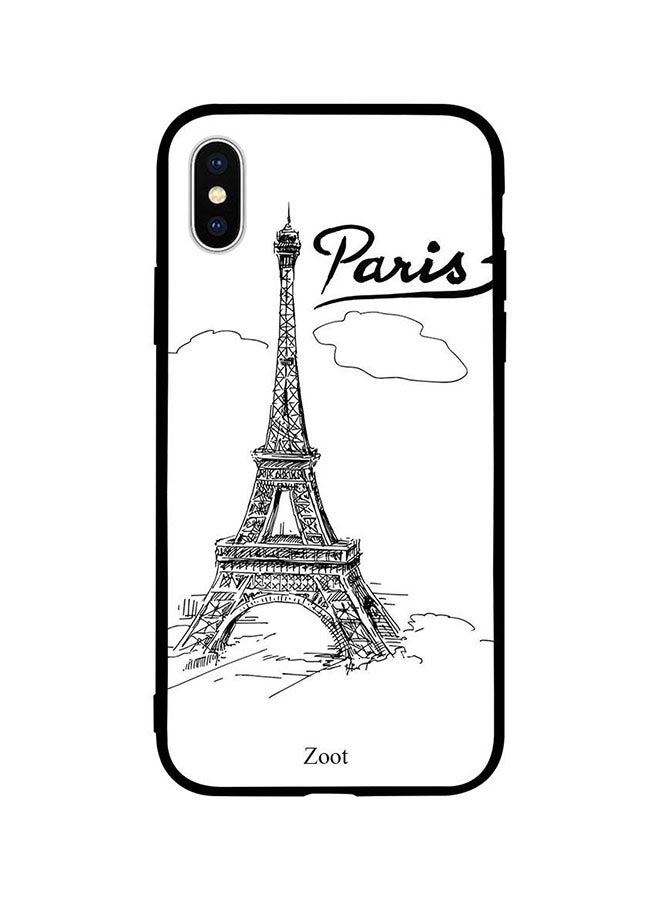 Zoot Protective Case Cover For Apple iPhone XS Doodle Eiffel Tower