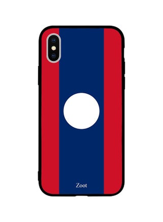 Protective Case Cover For Apple iPhone XS Laos Flag - v1537887048/N18191812A_1