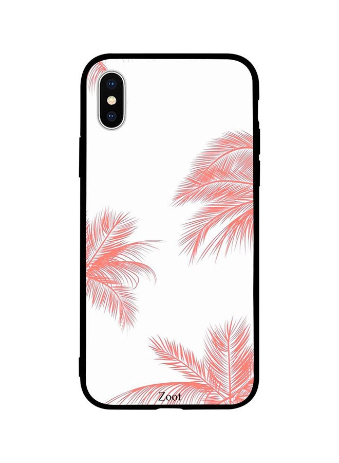 Zoot Protective Case Cover For Apple iPhone XS Leaves Peach