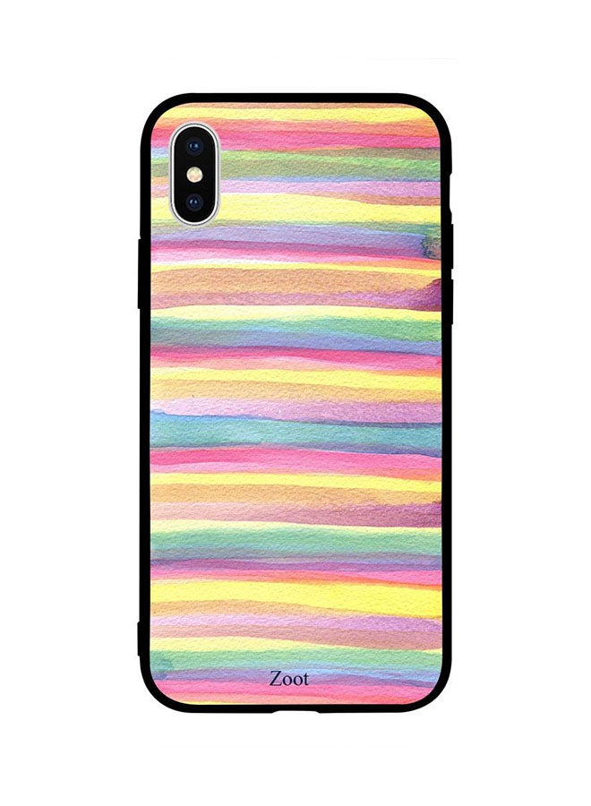 Zoot Protective Case Cover For Apple iPhone XS Multicolour Stripes