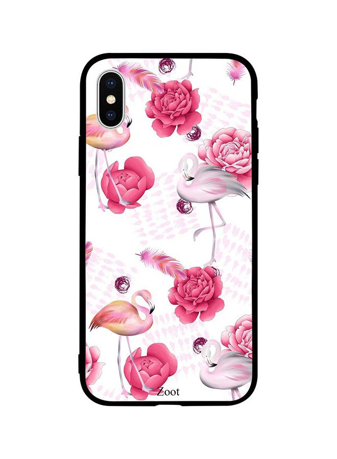 Zoot Protective Case Cover For Apple iPhone XS Rose And Swan