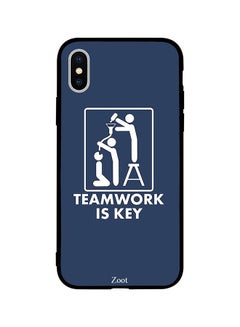Protective Case Cover For Apple iPhone XS Teamwork Is Key