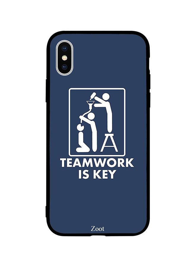 Zoot - Protective Case Cover For Apple iPhone XS Teamwork Is Key - Image 1
