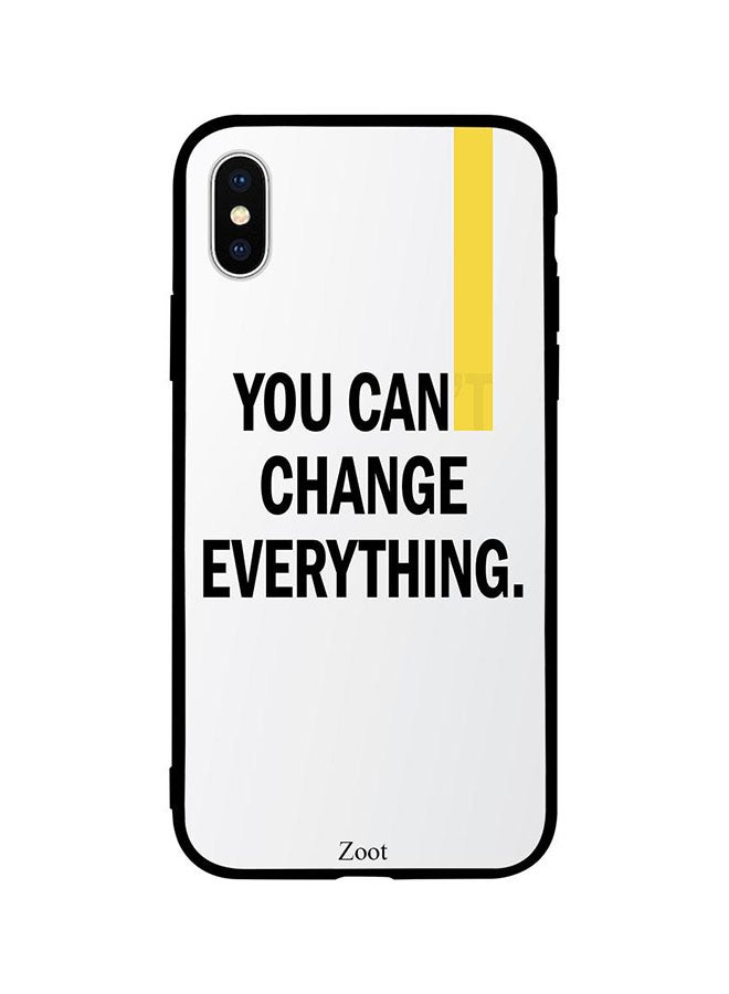 Zoot Protective Case Cover For Apple iPhone XS You Can Change Everything