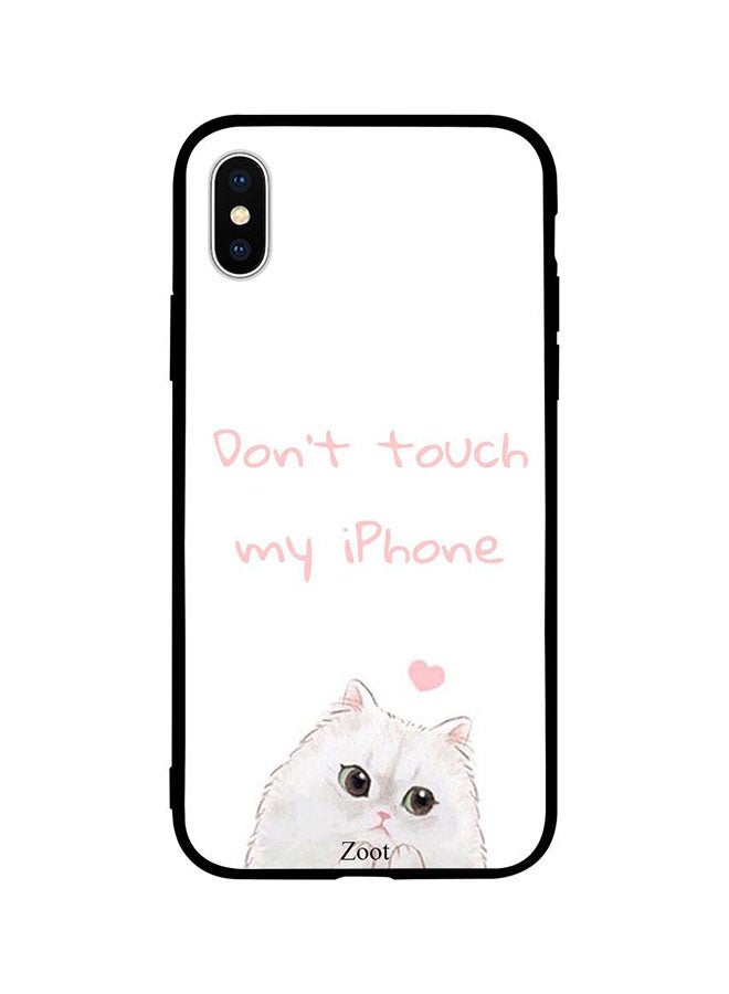 Zoot Protective Case Cover For Apple iPhone XS Max Don't Touch My iPhone