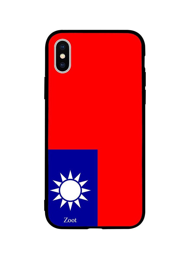 Zoot Protective Case Cover For Apple iPhone XS Max Taiwan Flag