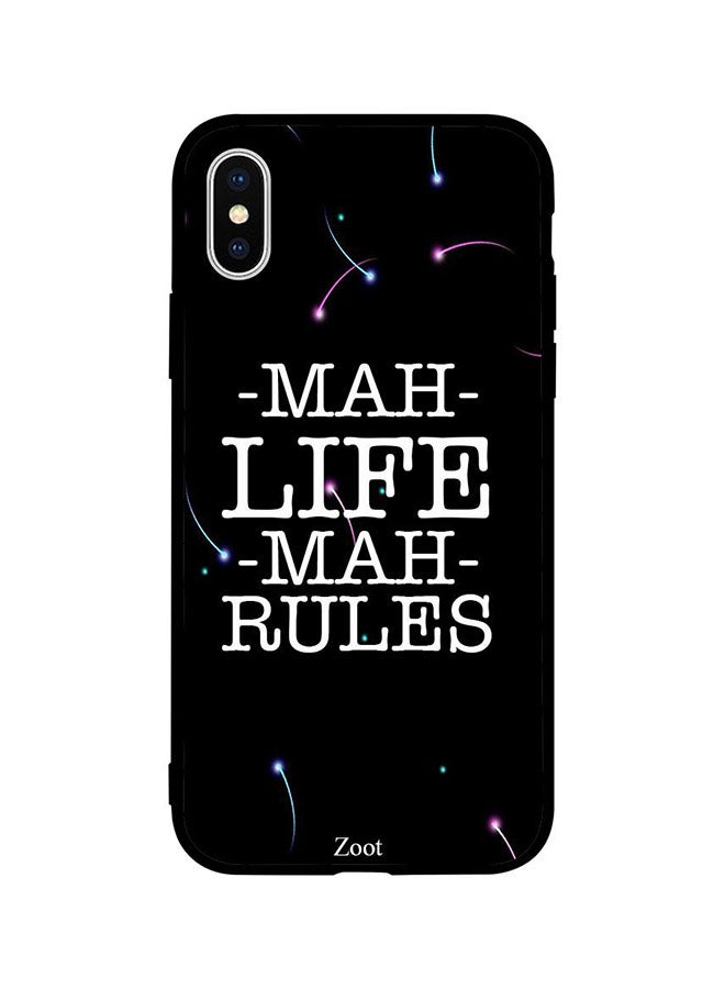 Zoot - Protective Case Cover For Apple iPhone XS Max Mah Life Mah Rules - Image 1
