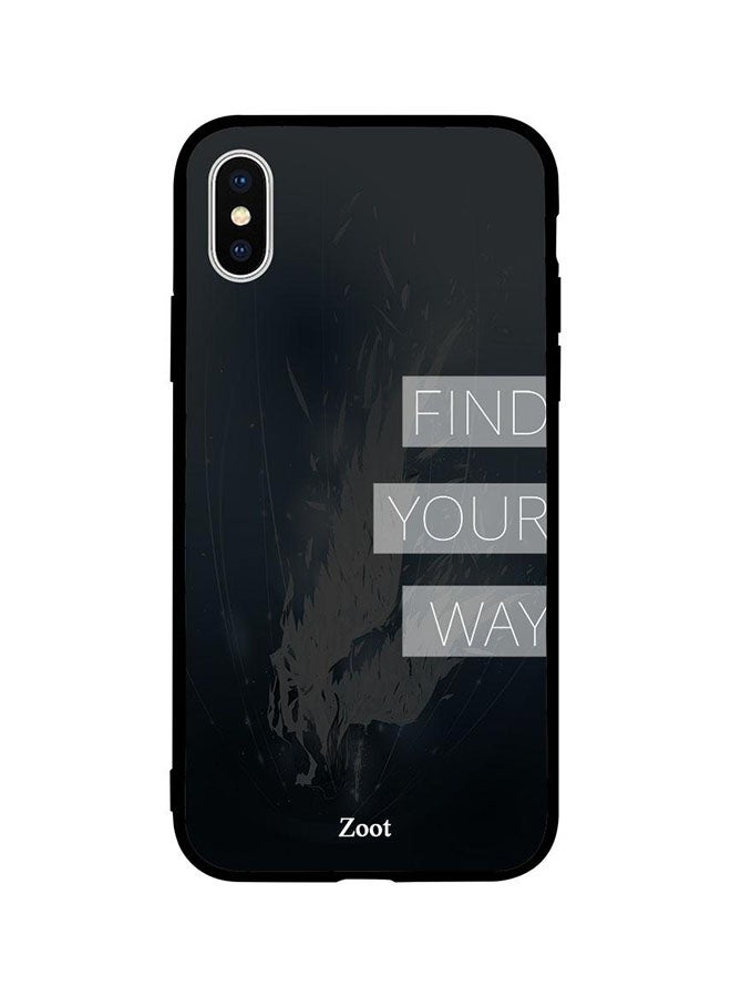 Zoot Protective Case Cover For Apple iPhone XS Max Find Your Way