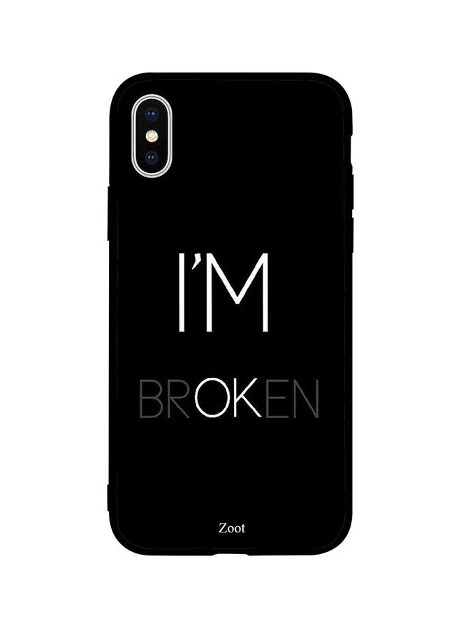 Zoot Protective Case Cover For Apple iPhone XS Max I'M Ok