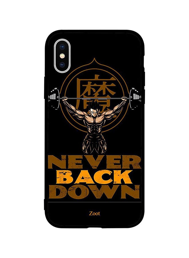 Zoot Protective Case Cover For Apple iPhone XS Max Never Back Down
