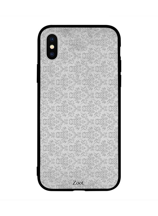 Zoot Protective Case Cover For Apple iPhone XS Max Grey Floral Pattern