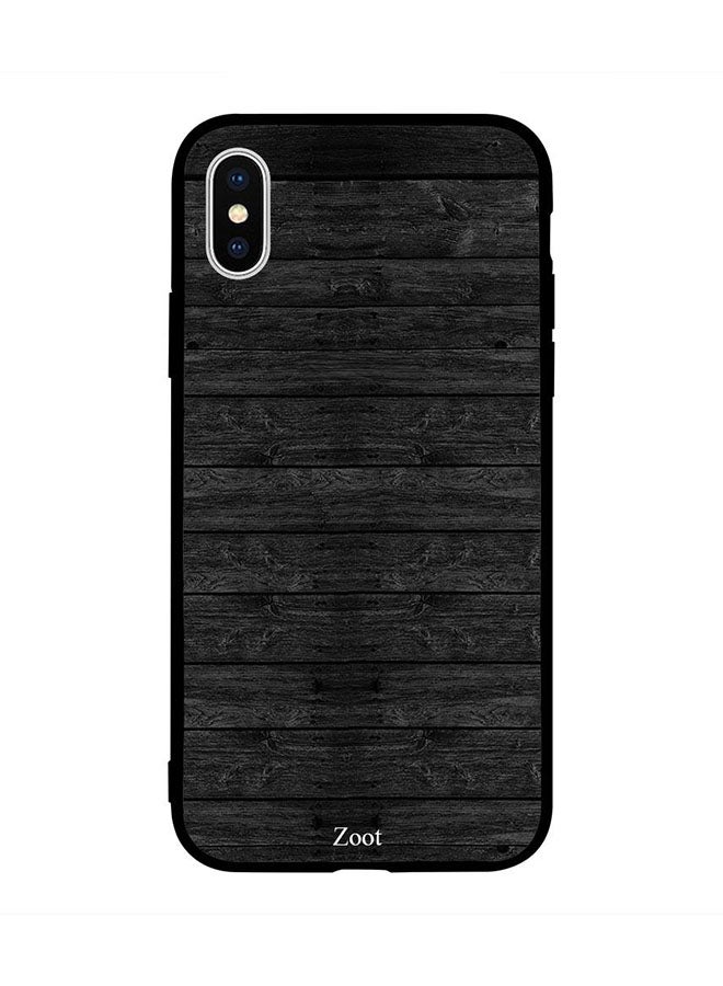 Zoot Protective Case Cover For Apple iPhone XS Max Wooden Black