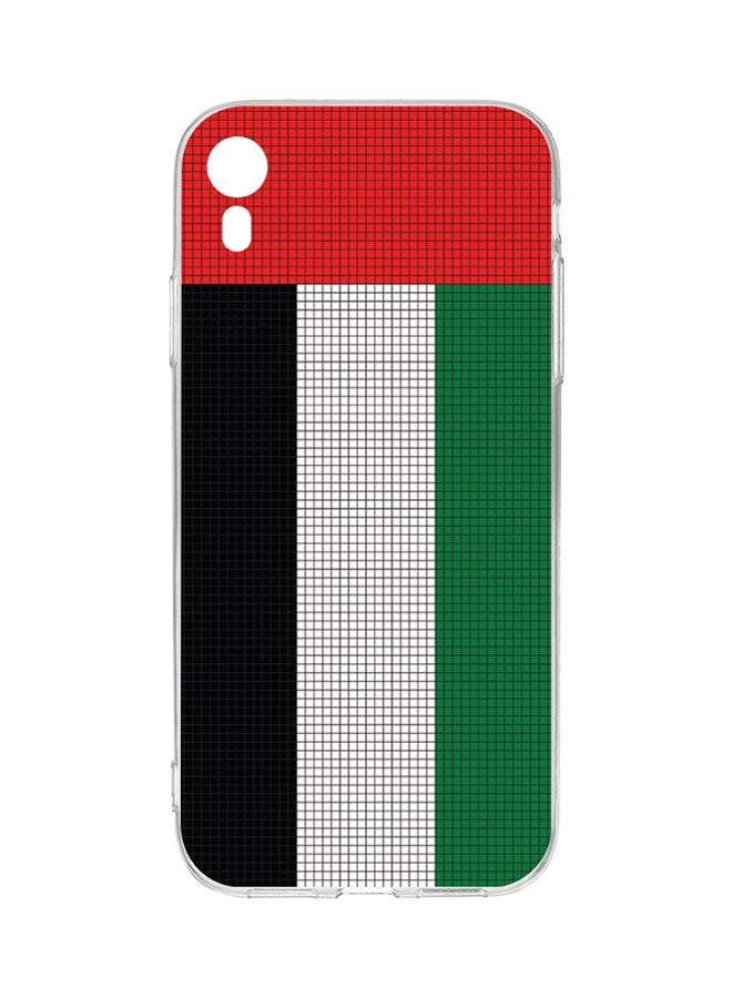 Protective Case Cover For Apple iPhone XR Pixel UAE Flag