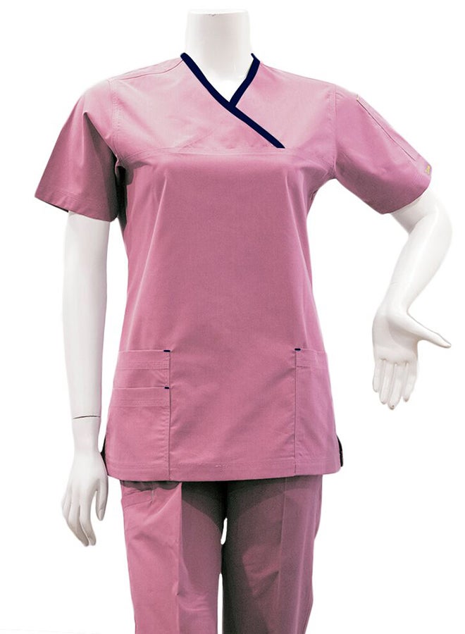 OXYGEN B42 Medical Scrub Set Pink/Blue  - Image 1