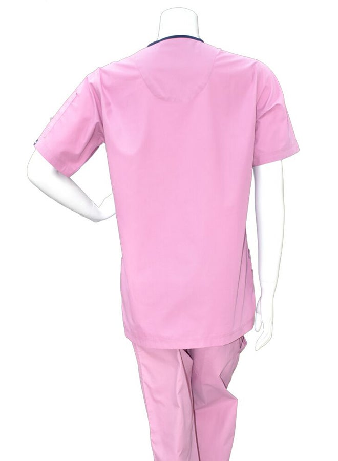 OXYGEN B42 Medical Scrub Set Pink/Blue  - Image 2