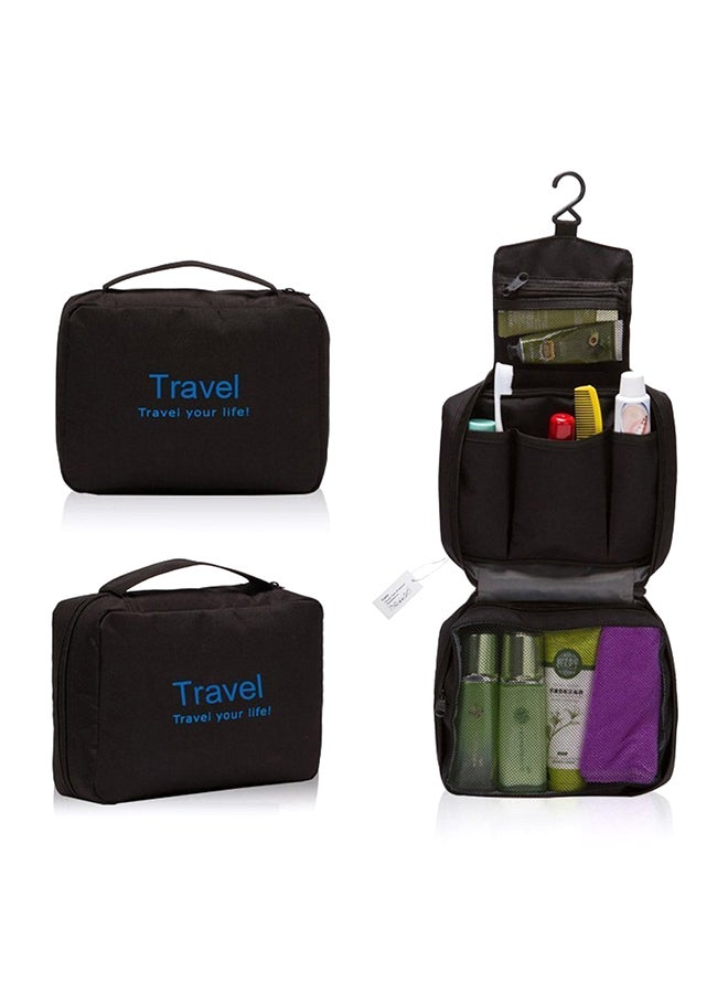 Waterproof Toiletry Bag Black - Image 3