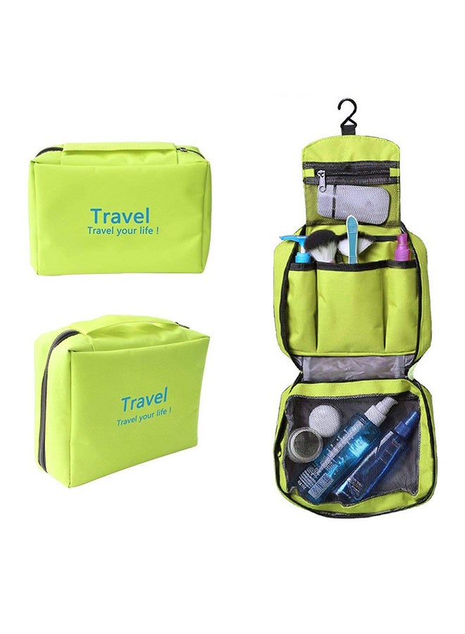 Waterproof Toiletry Bag Lemon Green - Image 3