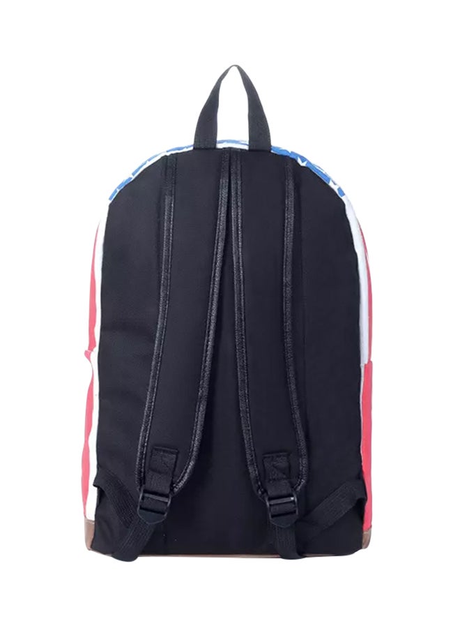 US Flag Printed Backpack Red/White/Blue - Image 2