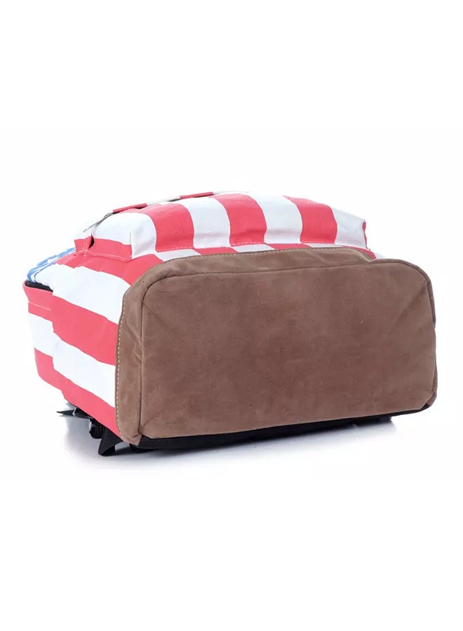 US Flag Printed Backpack Red/White/Blue - Image 4