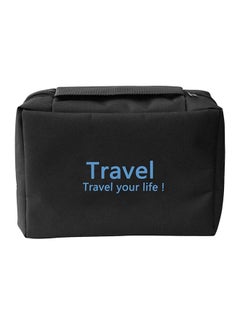 Waterproof Travel Toiletry Kit With Hook Black