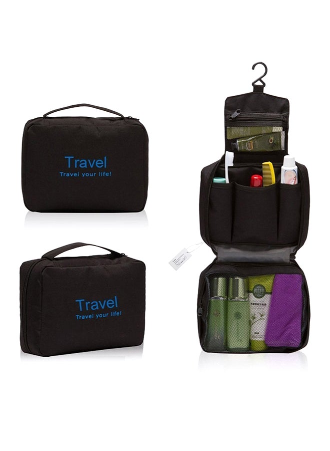 Generic - Waterproof Travel Toiletry Kit With Hook Black - Image 1