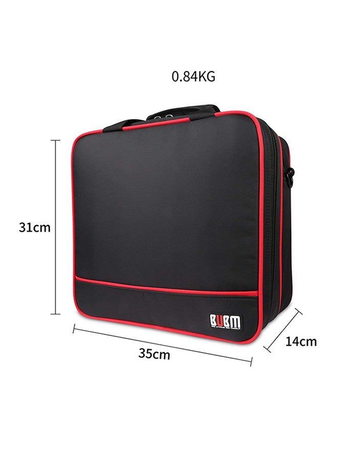 BUBM - Multi-Functional Messenger Bag Black/Red - Image 1