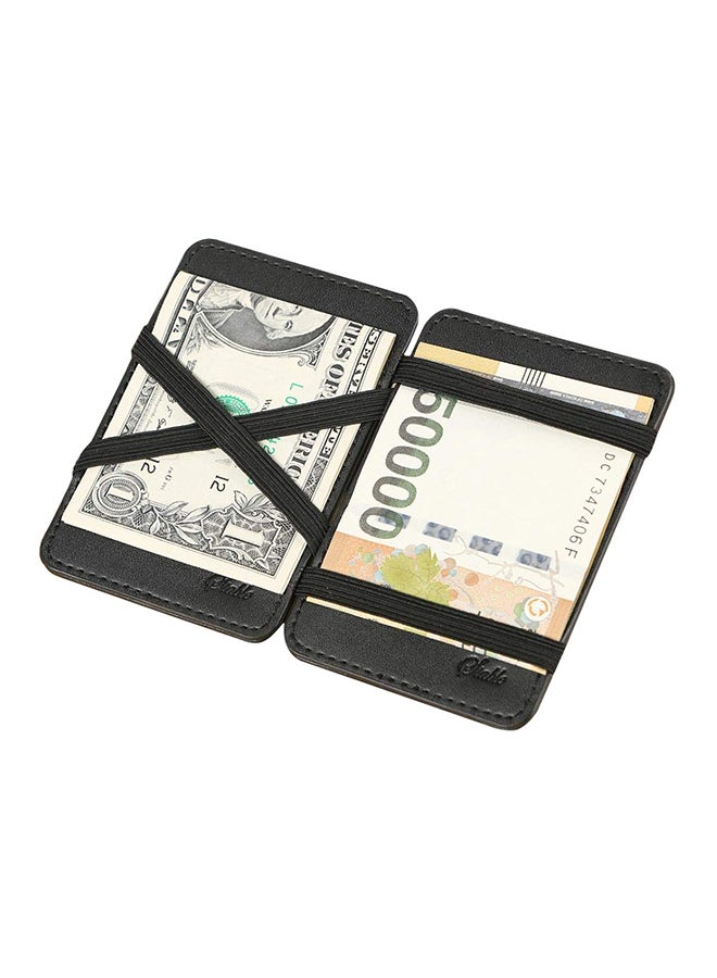 Generic Leather Clip Wallet Black  - Image 2