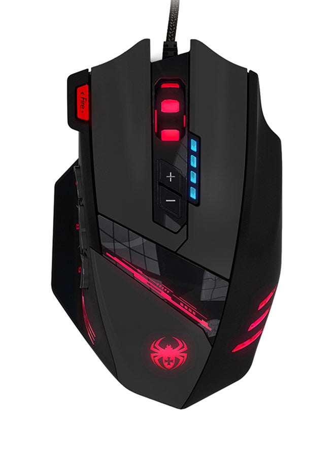 KKmoon LED Wired Optical Gaming Mouse Black - Image 1