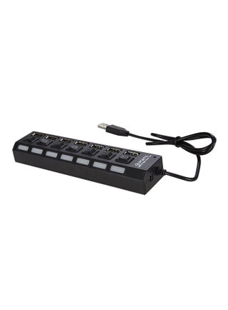 7-Port USB Hub With On/Off Switch Black - v1537967529/N17110319A_1