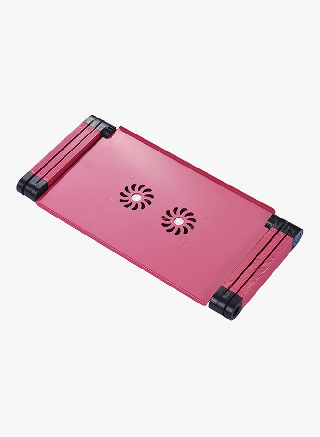 KKmoon Foldable Laptop Stand Pink - Image 2