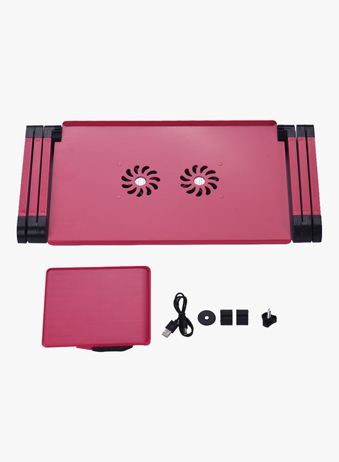 KKmoon Foldable Laptop Stand Pink - Image 3