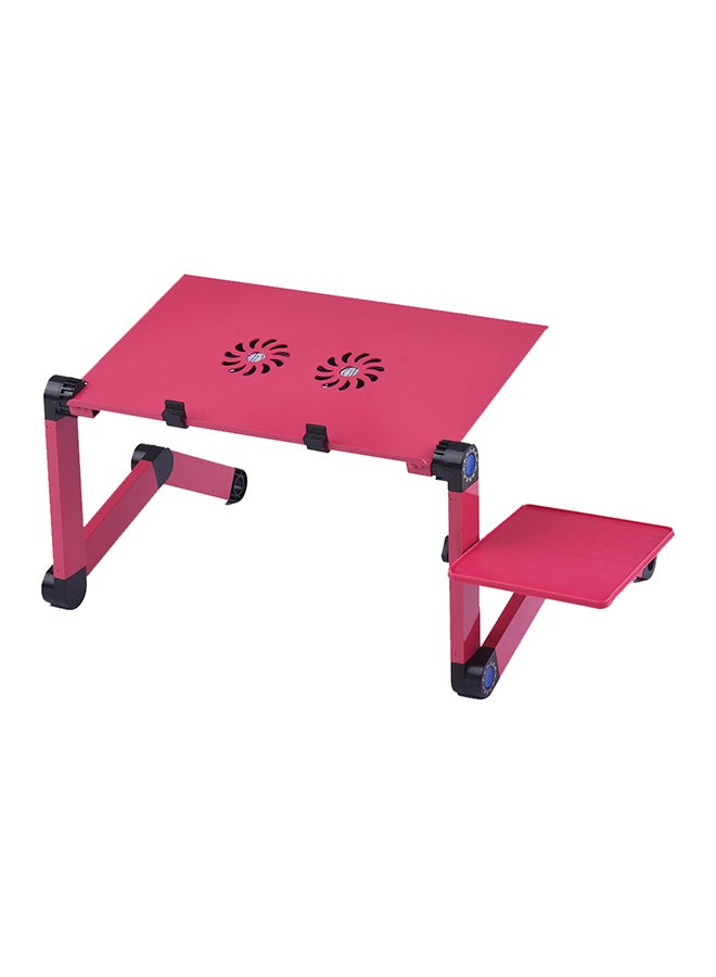 KKmoon Foldable Laptop Stand Pink - Image 1